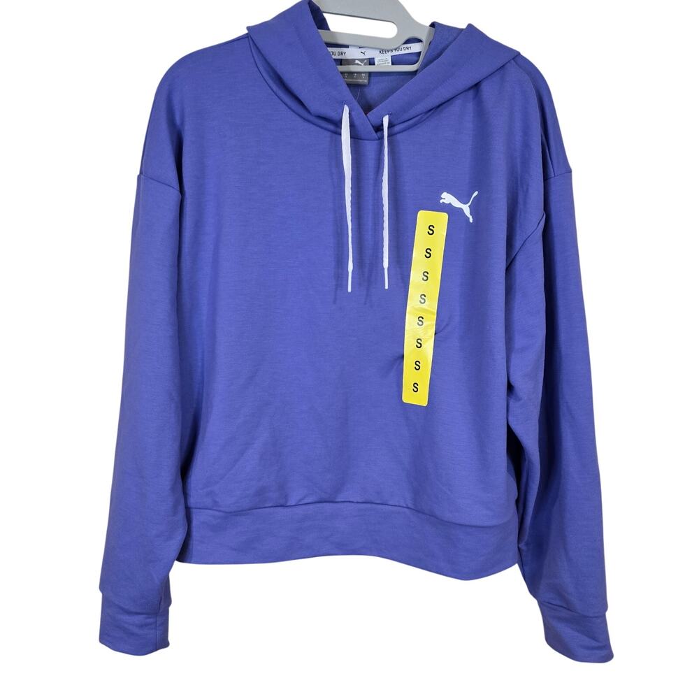 NEW NWT Women's Puma Hazy Blue Modern Sport Hoodie Athletic | Size Small